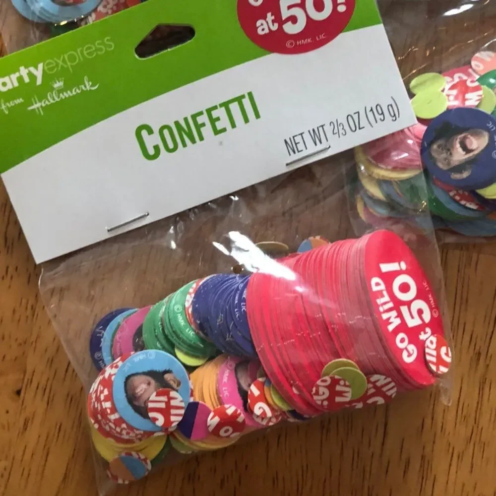Go Wild at 50 confetti (6 bags) Hallmark